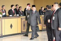 Menteri Pertahanan RI Prabowo Subianto hadir dalam Sidang Tahunan MPR RI. (Instagram.com/@prabowo)